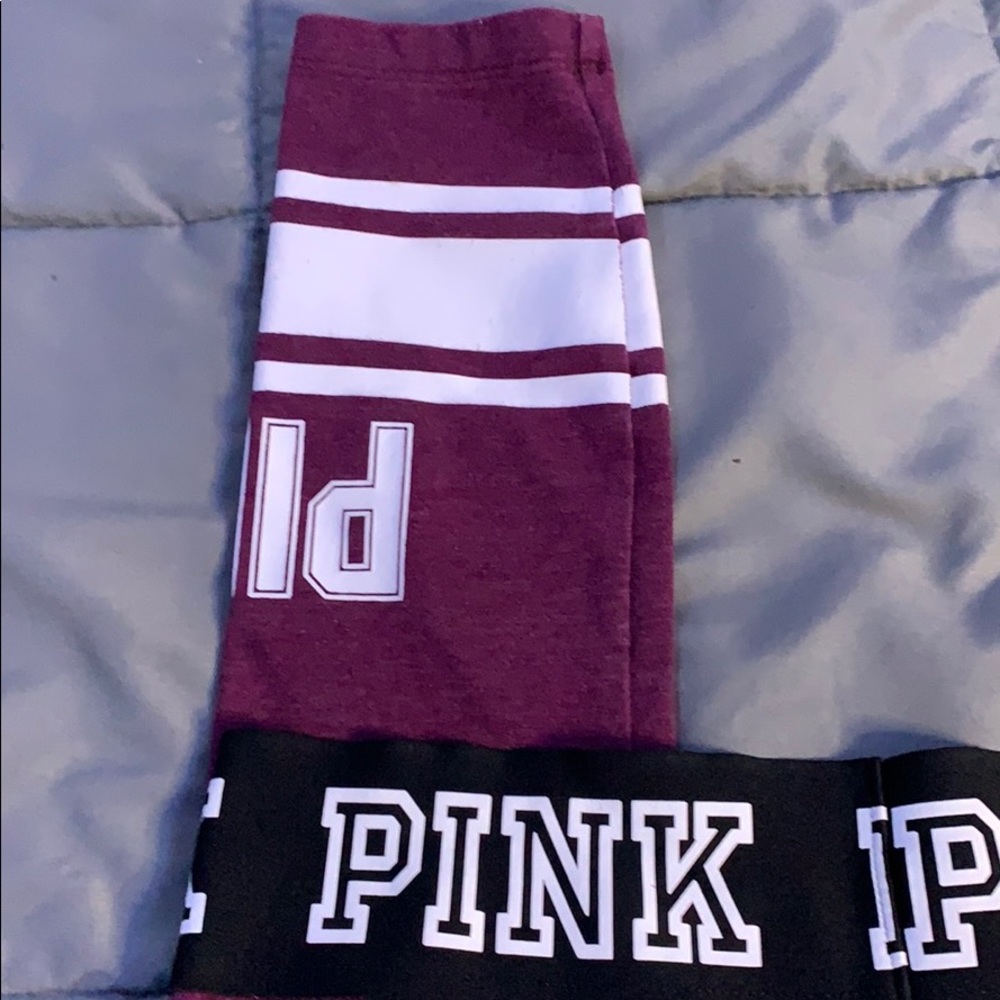 Women’s Pink Yoga Victoria’s Secret Leggings - Picture 3 of 4